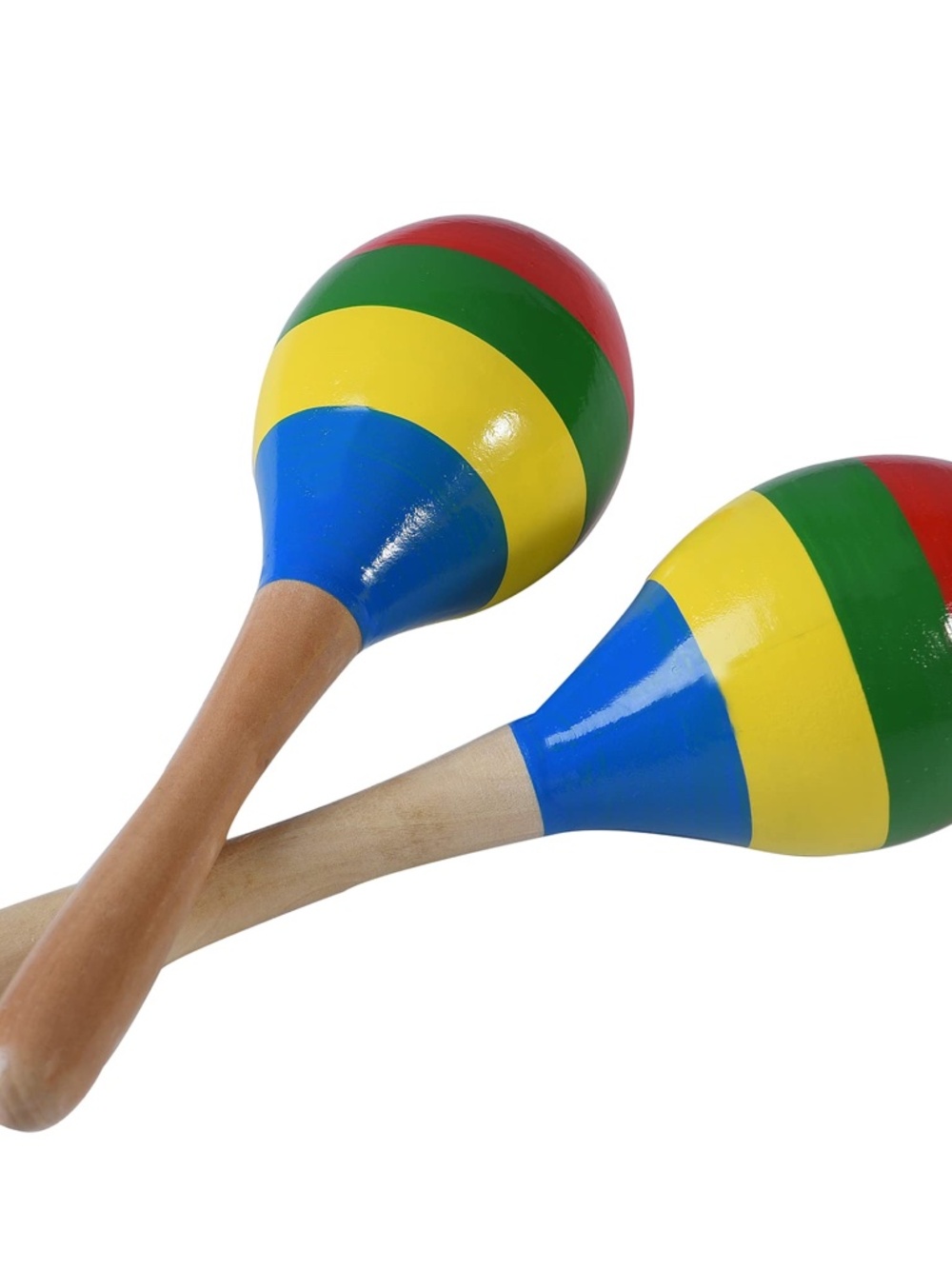 Melissa‎ & Doug Colorful Wooden Maracas For Kids Set Of 2